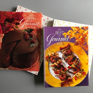 Millésime 1993 1994 The Best of Gourmet 1993 Edition et The Best of Gourmet Edition 1994 Lot de 2 livres de cuisine à couverture rigide Menus Recettes