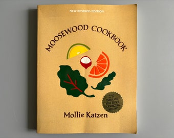 Millésime 1992 « Moosewood Cookbook : New Revised Edition » par Mollie Katzen Végétarien 15e anniversaire Restaurant Moosewood Ithaca New York