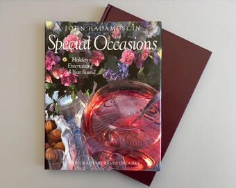 Libro de cocina vintage para ocasiones especiales: Primera edición de 1988