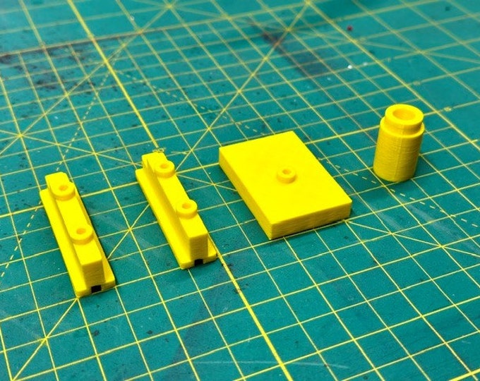 Ghostbusters Haslab Qpack Bumper to Haslab Proton Pack Rail Mount