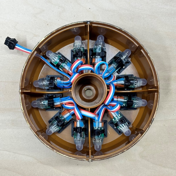 Ghostbusters Haslab Proton Pack Easy Cyclotron LED Cake Mod