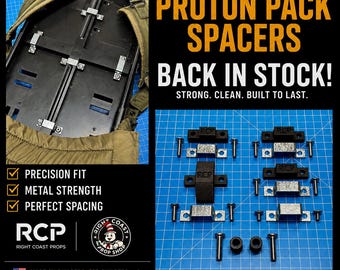 Kit distanziali e staffe per telaio Ghostbusters Haslab Proton Pack LC1 Alice (RIDISEGNATO)