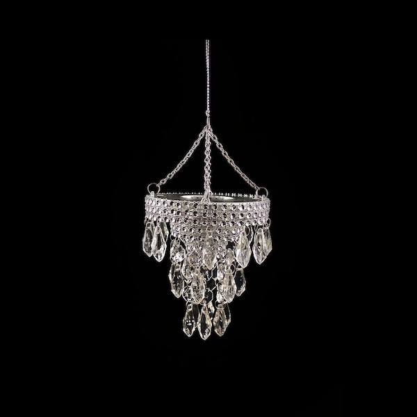 Acrylic Beaded Chandelier Holiday Hanging Party Favor Ornament Decor