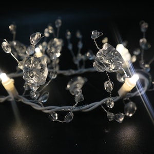 Hemoton 10M Iridescent Crystal Garland Diamond Acrylic Beads