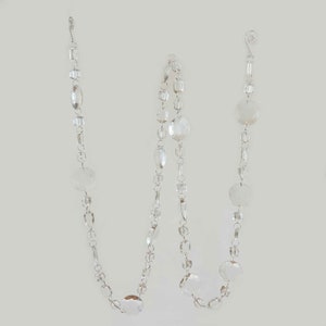 Guirnalda de cuentas redondas de cristal acrílico de 6 pies para decoración de bodas y fiestas