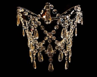 Acrylic Beaded Chandelier Top Wedding Decor