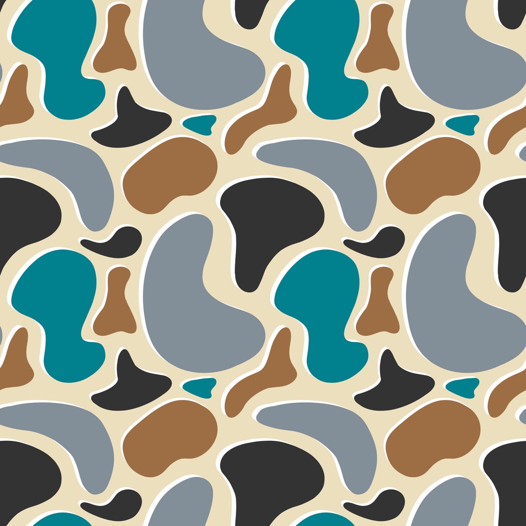 Modern Cow Print Pattern // Digital Download // Mobile Background or ...