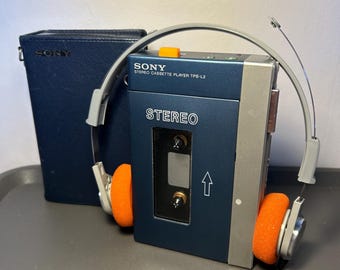 Sony walkman tps-l2 (1979) + Aciko AH-20 headset, restored and fully functional