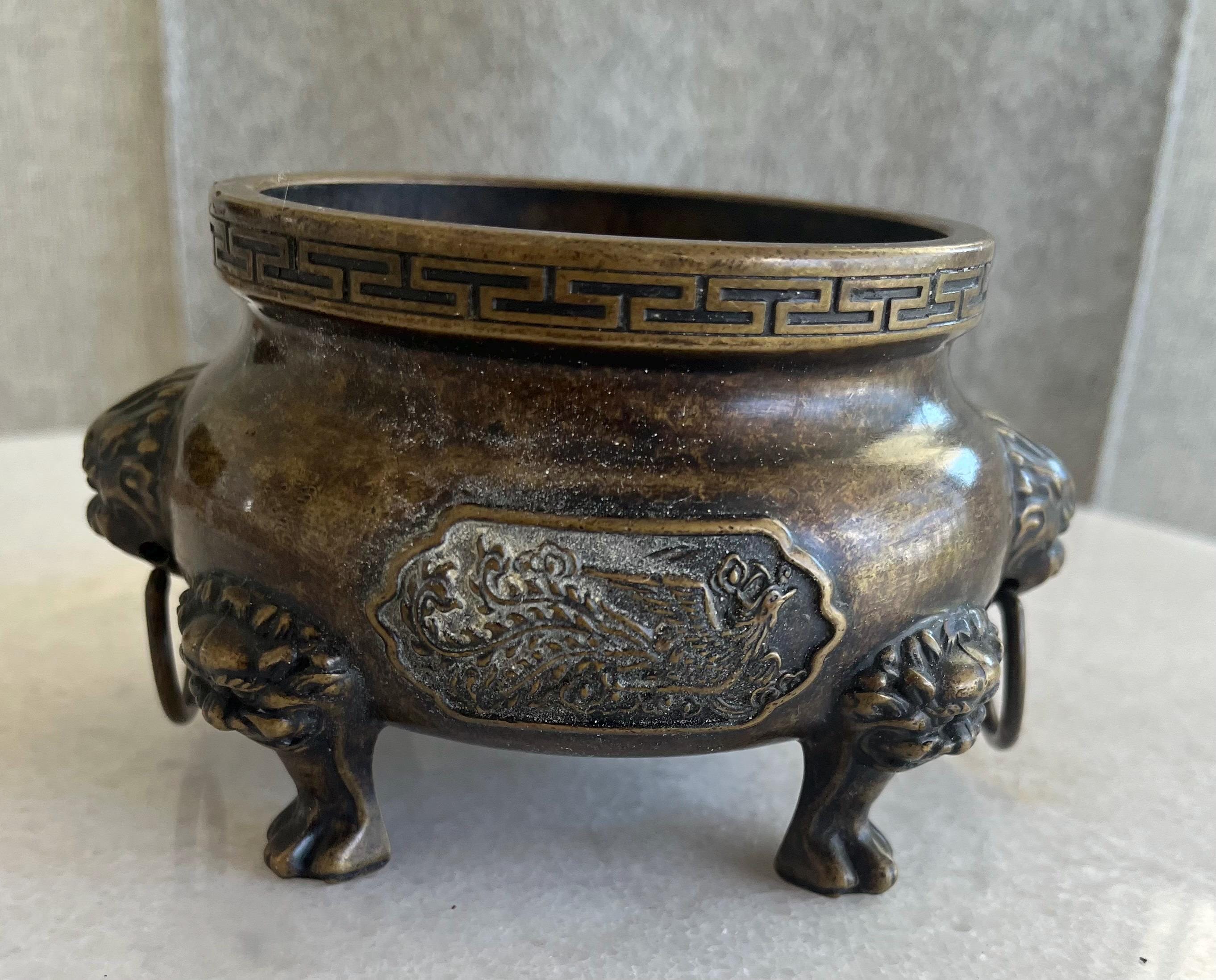 古い中国の青銅の香炉 - Etsy 日本