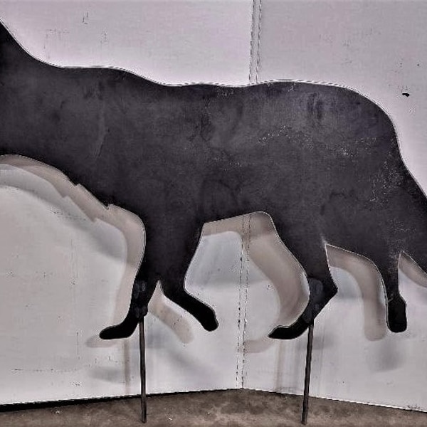 Coyote Silhouette - Life Size