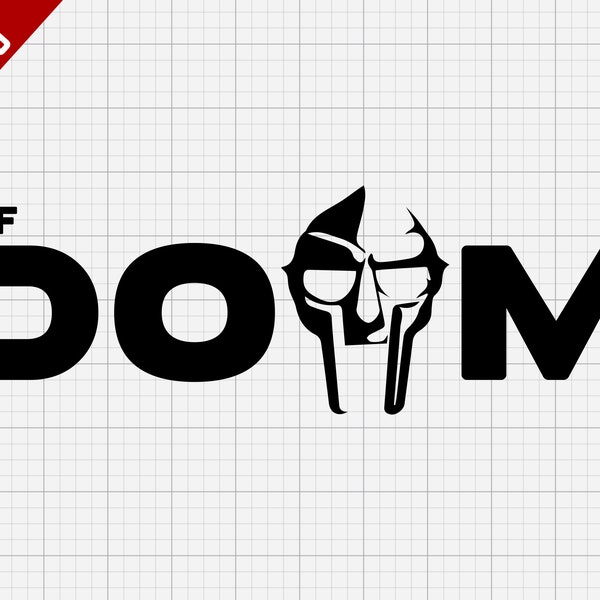 MF DOOM SVG Cutting File #2 | Digital Clip Art, Viktor Vaughn svg, Music Cricut file, hip hop svg, rap svg