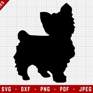 Yorkshire Terrier SVG Cutting File - Yorkshire Terrier Dog Svg | Dogs Digital Clip Art, Dog SVG, Dog Breed Cricut file, Puppy SVG