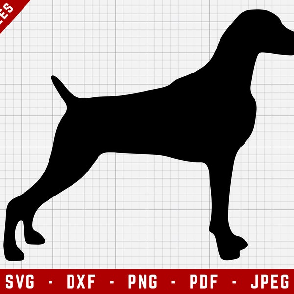 Weimaraner SVG Cutting File - Weimaraner Dog Svg | Dogs Digital Clip Art, Dog SVG, Dog Breed Cricut file, Puppy SVG