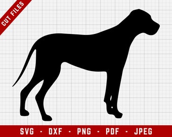 Great Dane SVG Cutting File - Great Dane Dog Svg | Dogs Digital Clip Art, Dog SVG, Dog Breed Cricut file, Puppy SVG