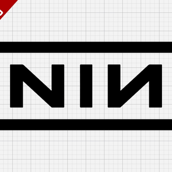 Nine Inch Nails SVG Cutting File | Digital Clip Art, Rock svg, Music Cricut file, NIN SVG