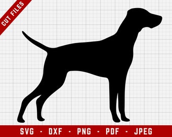 Vizsla SVG Cutting File - Vizsla Dog Svg | Dogs Digital Clip Art, Dog SVG, Dog Breed Cricut file, Puppy SVG