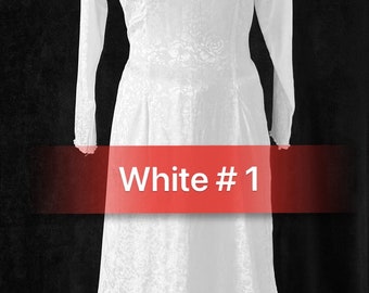 Vietnamese Traditional Ao Dai in White- Special Occasion Ao Dai| Graduation Ao Dai| Graduation Ceremony Outfit