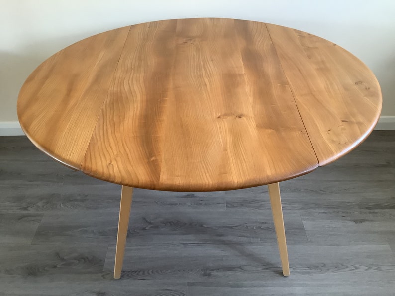 Ercol Windsor 384 Drop Leaf Dining Table. Gold Label 1980 Etsy UK
