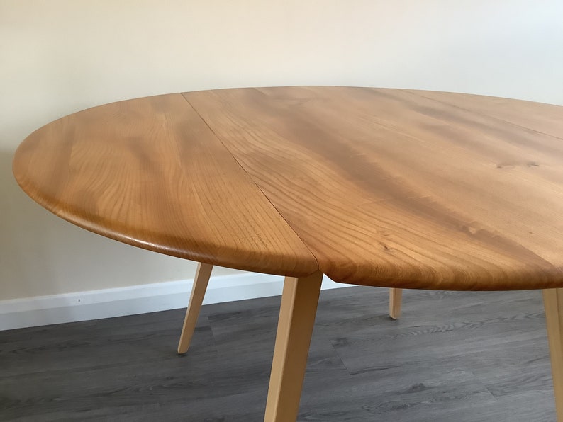 Ercol Windsor 384 Drop Leaf Dining Table. Gold Label 1980 Etsy UK