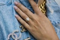 2 Ct Oval Moissanite Engagement Ring Hidden halo Bridal Set 14K Solid Gold Ring Diamond Ring Anniversary Gifts Oval Solitaire Ring Gifts