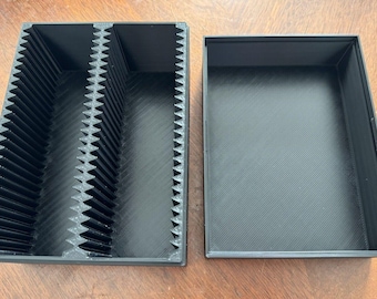 3DP Black Storage Box Holds 50x Fits Pamp & Other Precious Metal Assay Cards