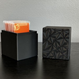 Caja de almacenamiento negra 3DP con capacidad para 10 tarjetas de ensayo de metales preciosos Pamp