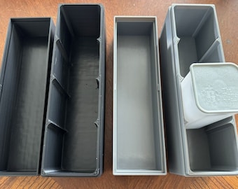BLACK 3DP Silver Britannia Mini Monster Box Holds 4 UK Mint Tubes Custom Coin Storage