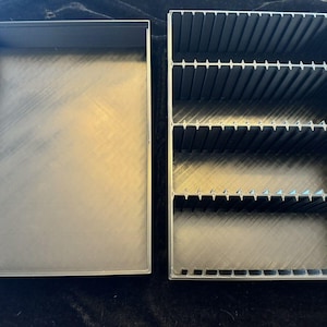 3DP Black Graded Coin Storage Box Holds 64x Certified PCGS / NGC / cac Slabs