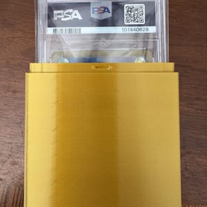 3DP BLACK Storage Box Holds 10x PSA Graded Card Slabs image 3