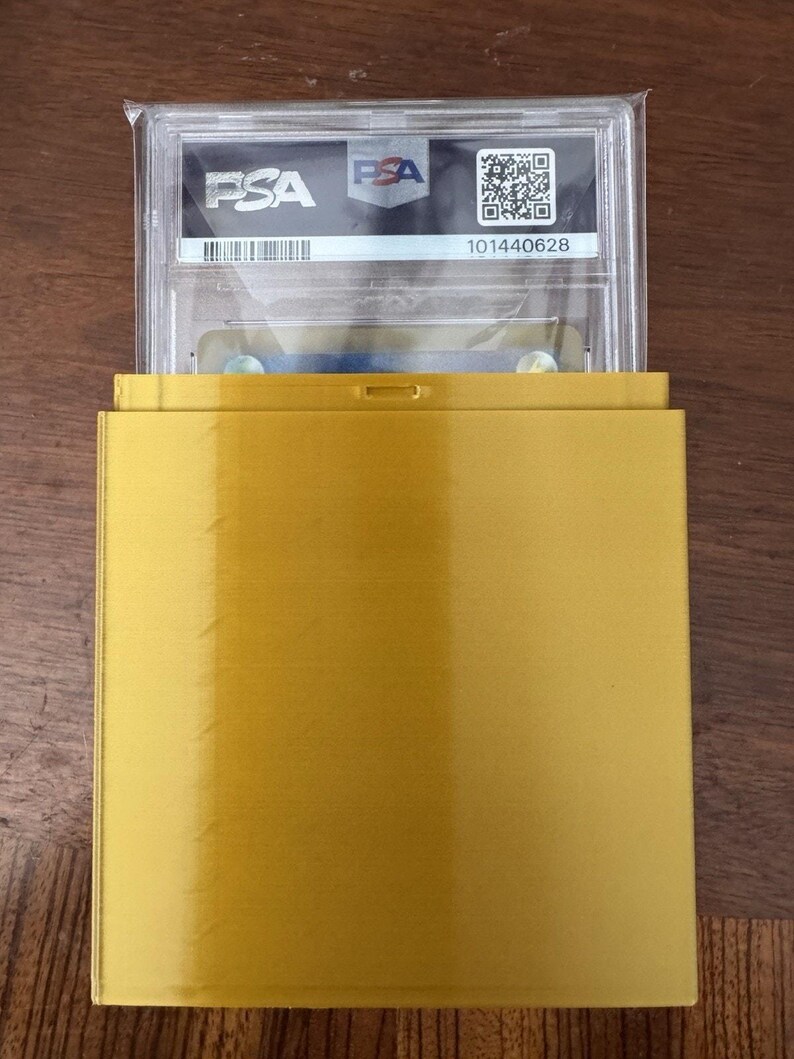 3DP BLACK Storage Box Holds 10x PSA Graded Card Slabs image 3