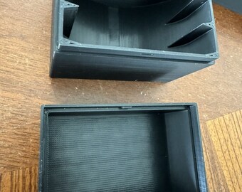 Custom 3DP Design Storage Box Holds 3x 10oz Perth Mint Silver Coins In Capsules
