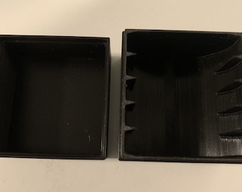Caja de almacenamiento 3DP personalizada con capacidad para 5 monedas de plata de 5 oz de la Casa de la Moneda de Perth en cápsulas tipo A