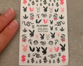 Playboy Nail sticker