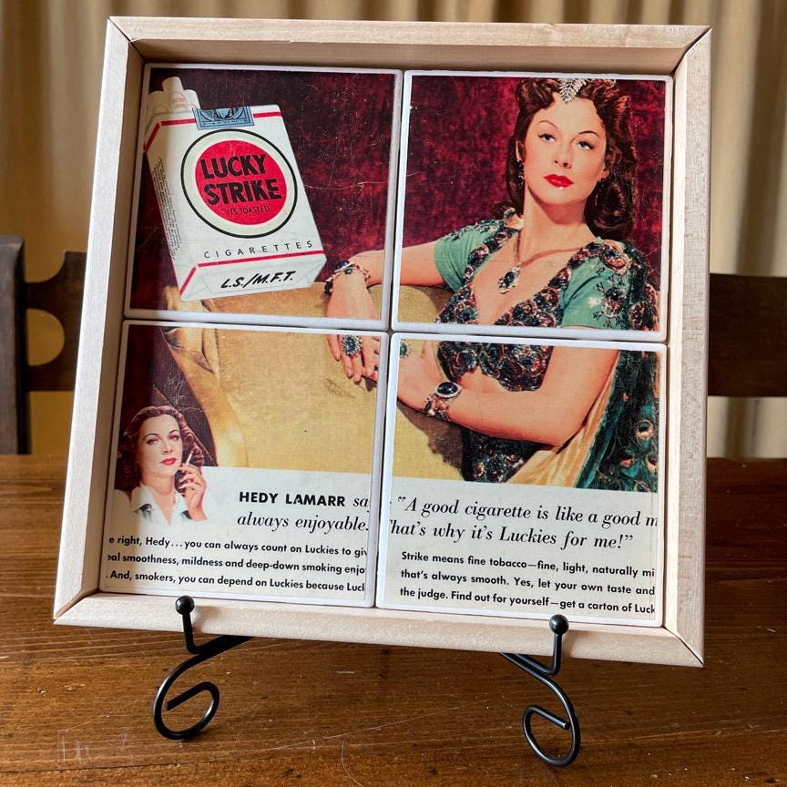 Lucky Strike Ashtray - Etsy