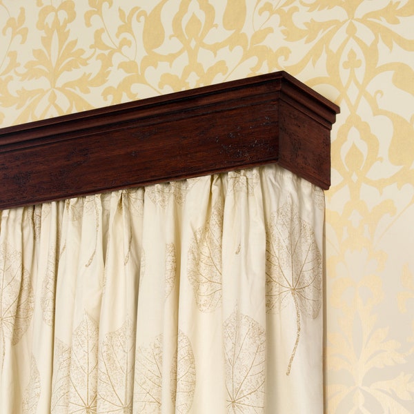 Box Pelmet Aqua Clyde, Cornice Board for Curtains