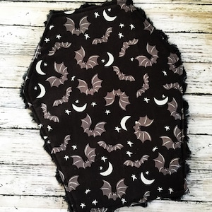 Gothic Night Bats Moons Crinkle Baby Toddler Toy Haunted Ghoul