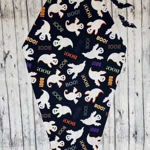 Spooky Cute Halloween Ghosts Coffin Burp Cloth