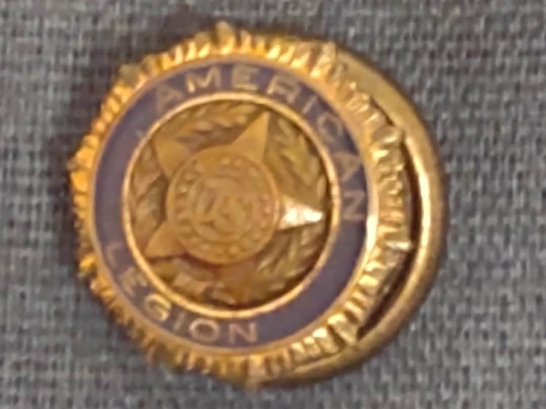 Authentic Sterling WWI American Legion Veteran Lapel Pin Etsy