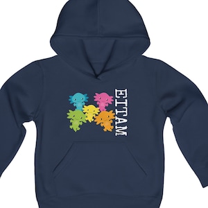Kids Custom Hoodie,, Personalized Kids Hood, Kids Birthday Hoodie, Winter gift- This is the axolotl song Kids Hoodie axolotl