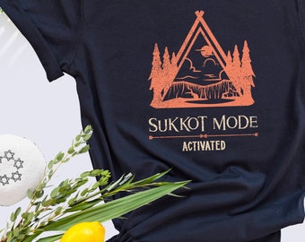 Sukkot Tee Shirt  Express delivery -  Sukkot Mode Activated, Feast of Tabernacles, Sukkot Celebration  Unisex Jersey Short Sleeve Tee