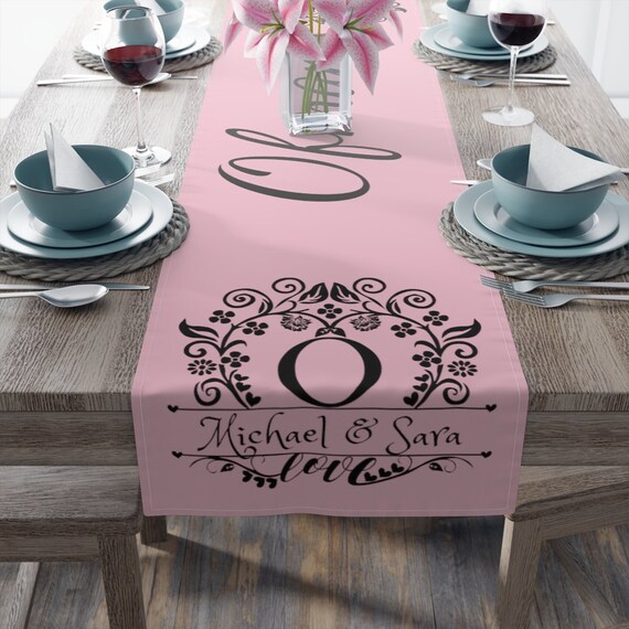 Wedding Decor Table Gift Runner Custom - Custom Home Decor Wedding Gifts Wedding Decor Table Gift Runner Custom - Custom Home Decor Wedding Gifts