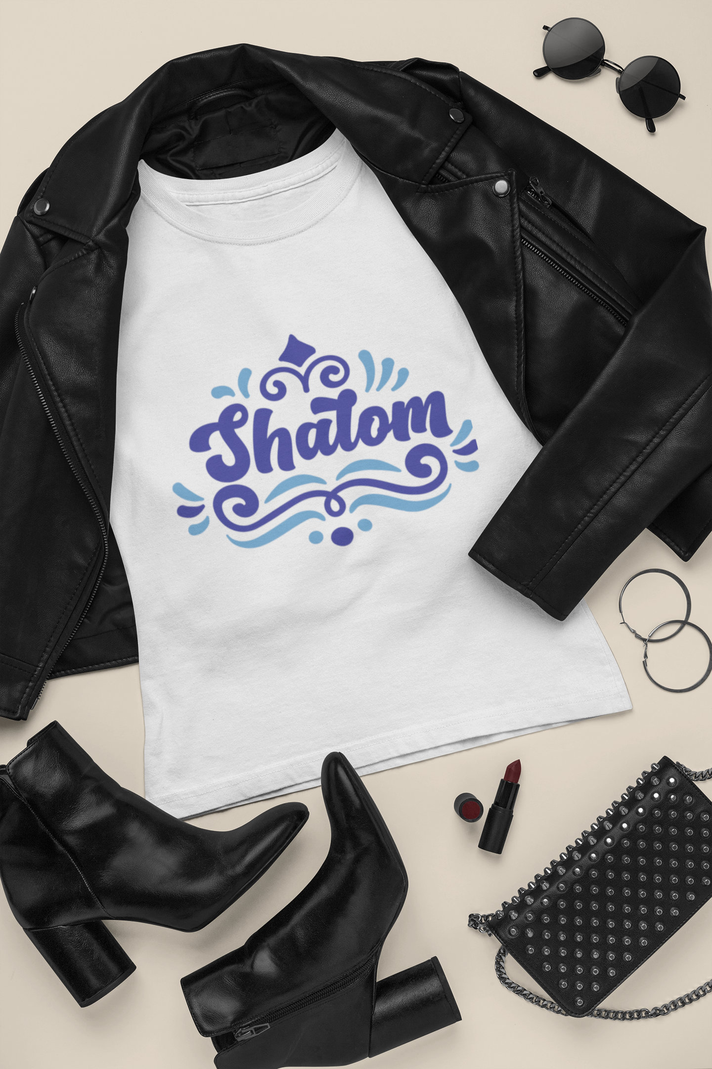 Shalom Jewish Mama Birthday Gift Jersey Short Sleeve Tee