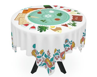 Windkream Happy Passover Table Runner Set - Parting The Red Sea Design, 5 Pack For Holiday Decor - View #10