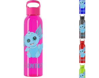 Axolotl water bottle-   Personalized Kids Water Bottle , Back to School- Check out our axolotl gift  - Birthday gift Axolotl Lover Gift