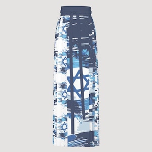 Davidster traditionele Chinese plooirok, jurk Joodse kleding