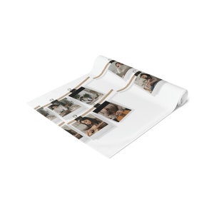Personalized Photo Collage Table Runner, Custom Tablecloth image 10