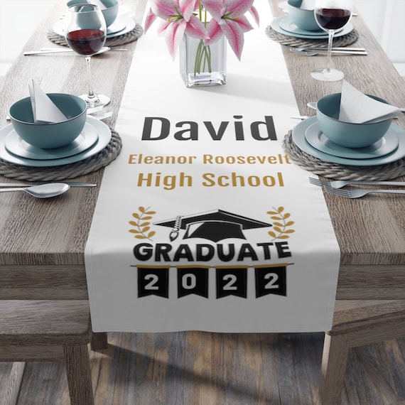 Senior Graduation Table Runner Custom Graduation Decoration - Etsy
