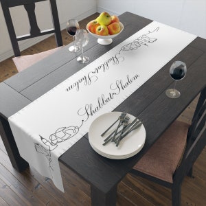 Set a Gorgeous Table For Shabat! New Home Gift, Home Gift, Judaica Gift, Jewish New House Gift,  Jewish Table Decor, -  Shabbat tablecloth