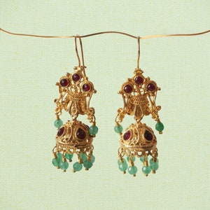 Chandelier Earrings, Handmade Earrings, Turkish Jewelry, Dangle Earings