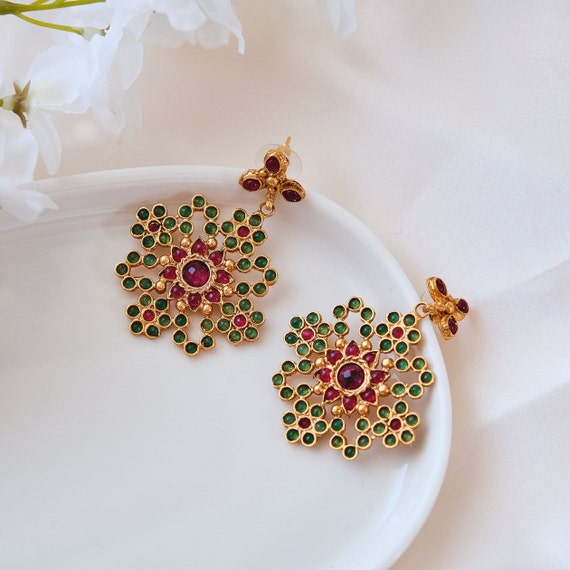 Handmade Turkish Earrings: Gold Bohemian Jewelry